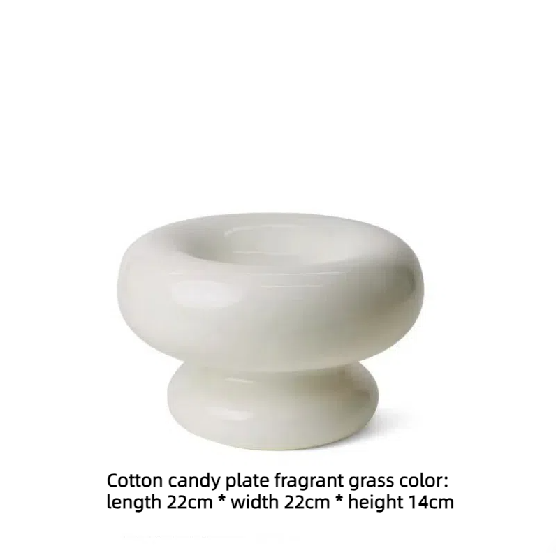Alzata Ceramica Cotton Candy – Centrotavola Luxury Milk Coffee