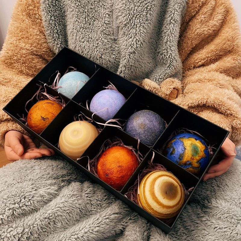 Lampada 8 Pianeti 3D Touch Ricaricabile – Sistema Solare in Miniatura
