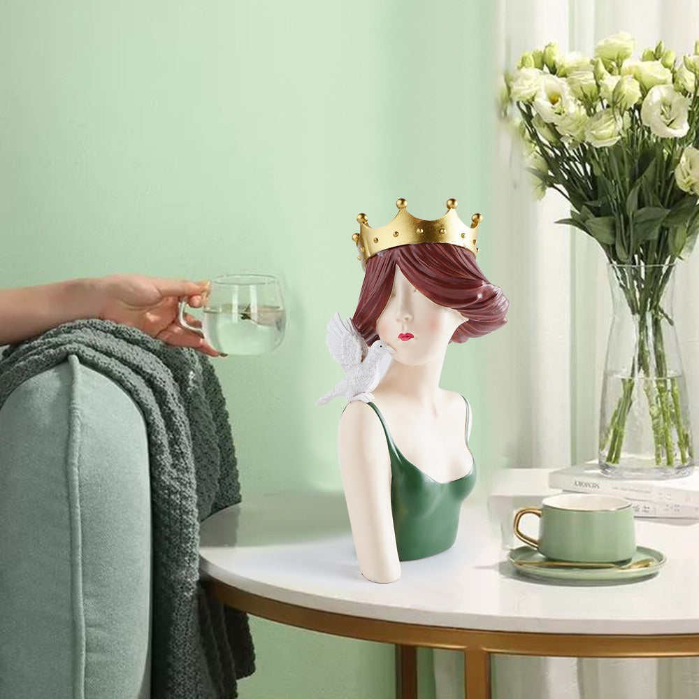Ragazza Astratta Minimalista – Scultura Decorativa per Casa