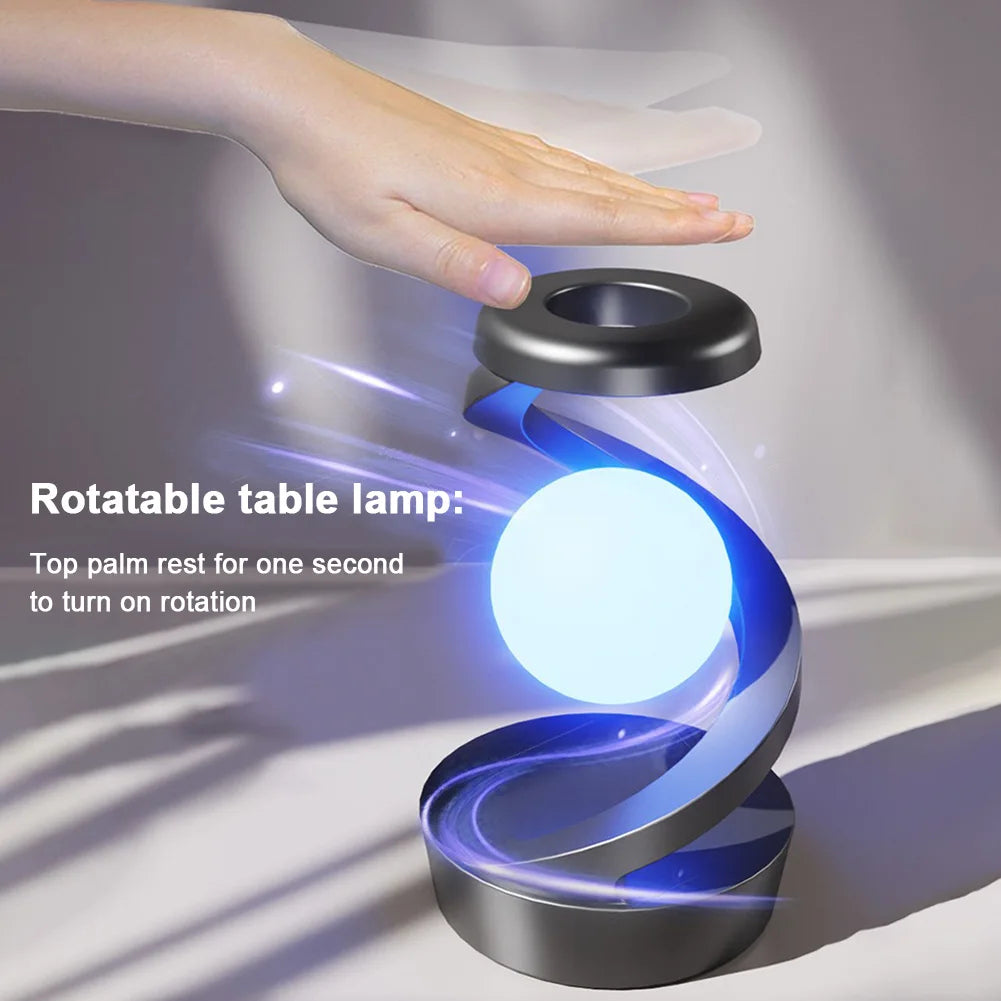 Lampada Luna Levitante Magnetica RGB – Ricarica Wireless per Camera e Ufficio