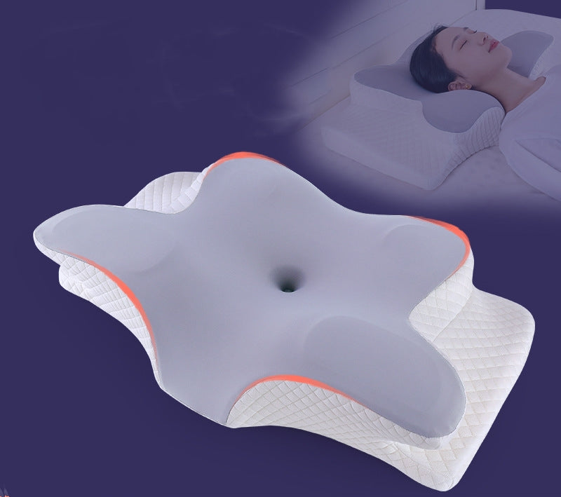 Cuscino Cervicale Ergonomico in Memory Foam – Supporto Collo e Spalle