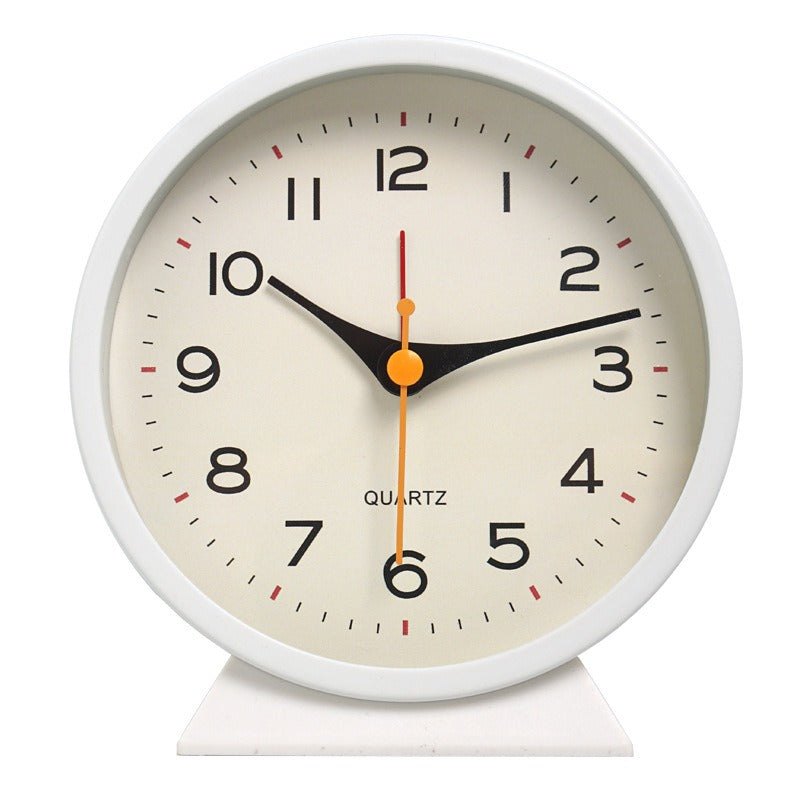 Orologio da Scrivania Minimalista Retro – Sveglia Luminosa Silenziosa