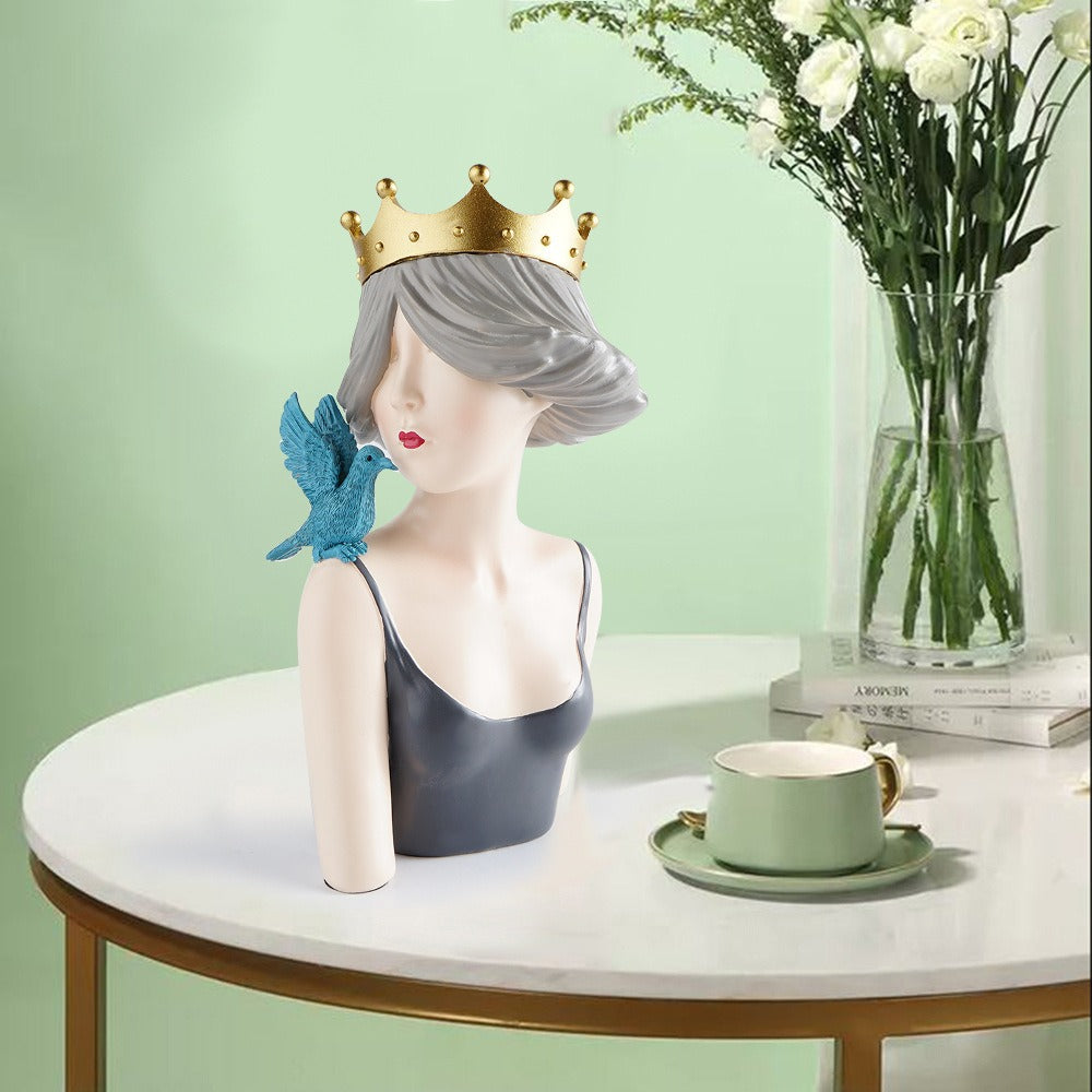Ragazza Astratta Minimalista – Scultura Decorativa per Casa