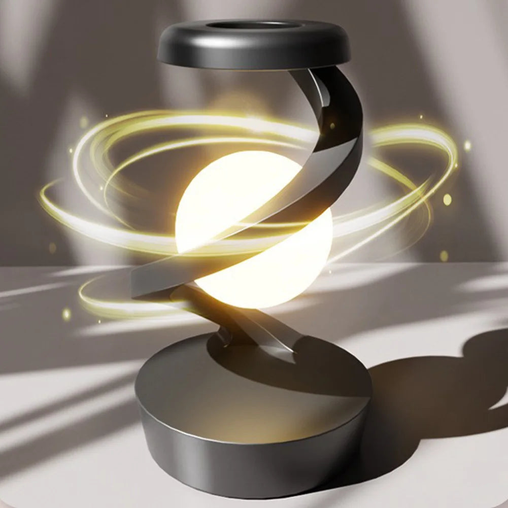 Lampada Luna Levitante Magnetica RGB – Ricarica Wireless per Camera e Ufficio