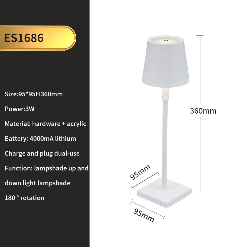 Lampada da Comodino Nordic in Legno – Ricarica Wireless Retro Luxury