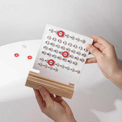 Calendario Perpetuo Design Ring – Decorazione Scrivania Premium