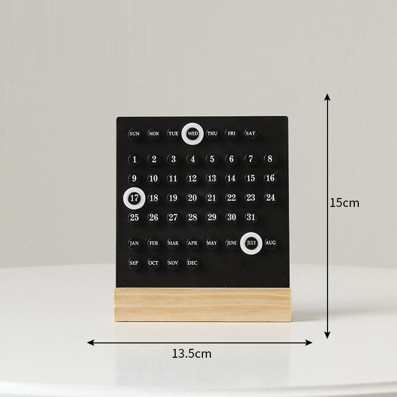 Calendario Perpetuo Design Ring – Decorazione Scrivania Premium