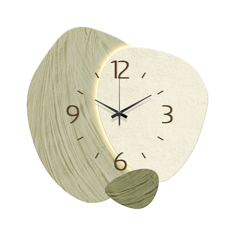Orologio da Parete Cream Color – Stile Nordico Elegante Senza Fori