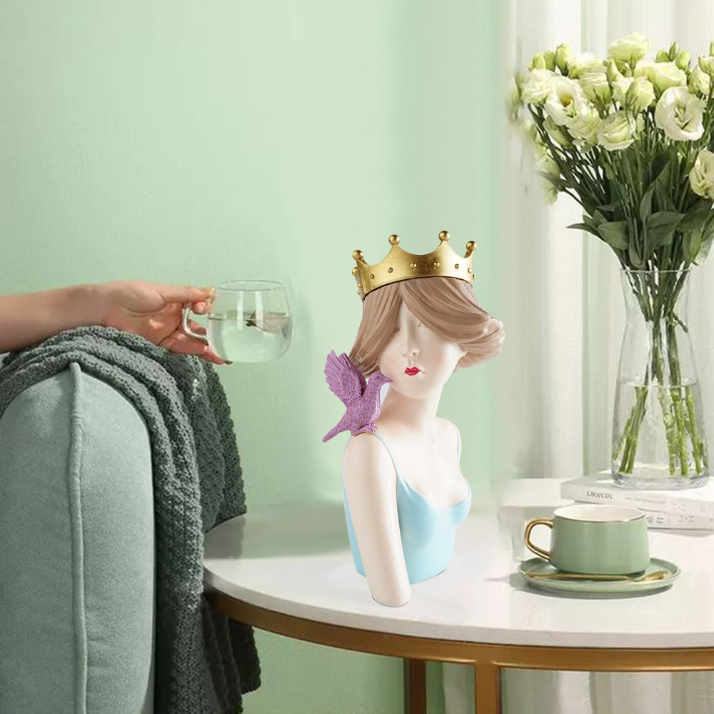 Ragazza Astratta Minimalista – Scultura Decorativa per Casa