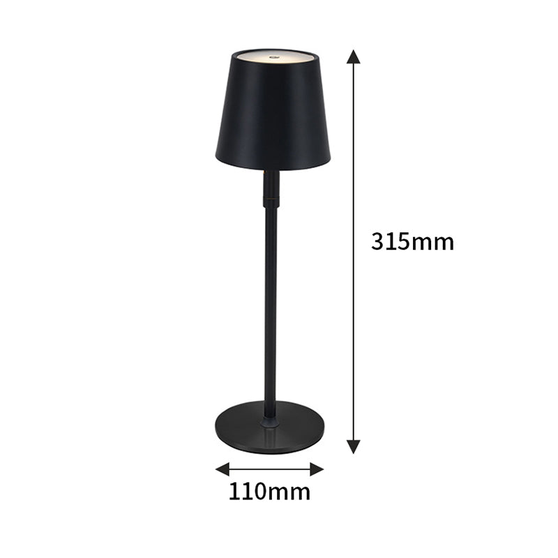 Lampada da Comodino Nordic in Legno – Ricarica Wireless Retro Luxury