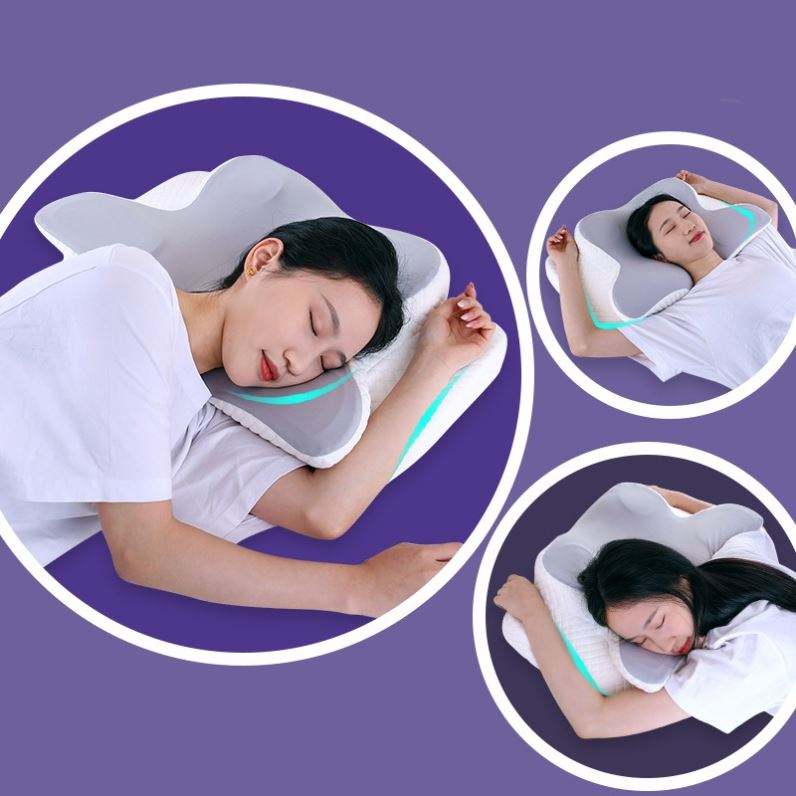 Cuscino Cervicale Ergonomico in Memory Foam – Supporto Collo e Spalle