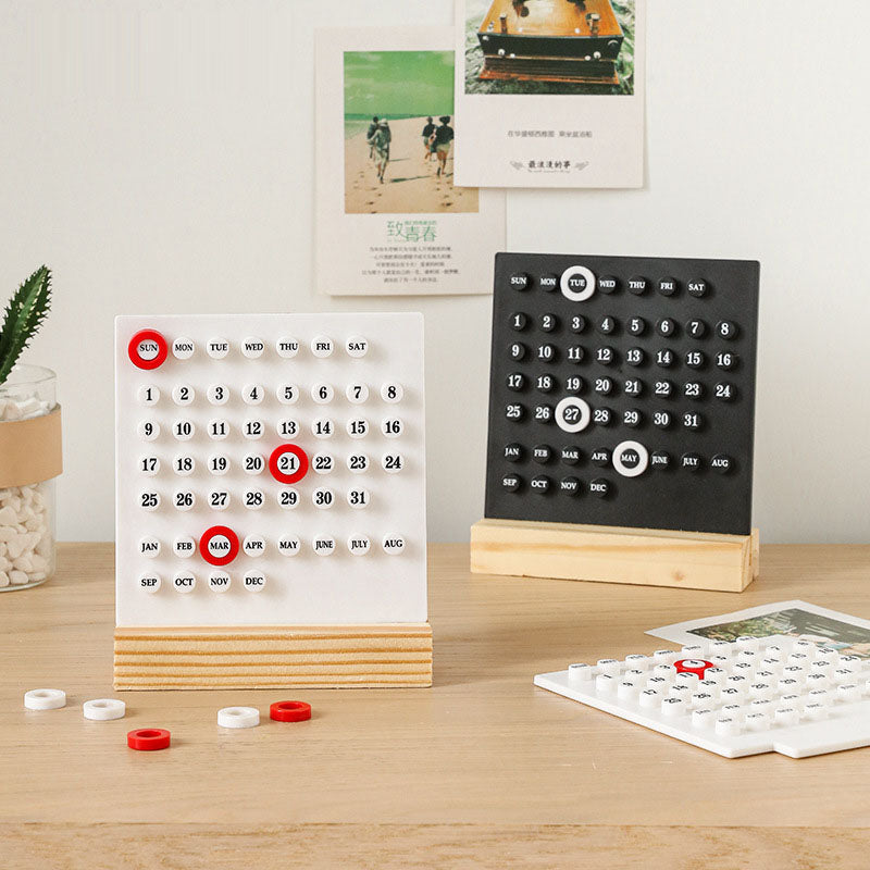 Calendario Perpetuo Design Ring – Decorazione Scrivania Premium
