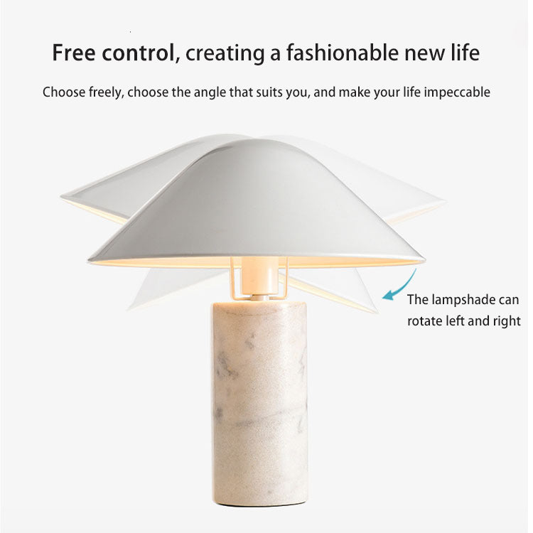Lampada da Tavolo Fungo Marble Nordic – Design Minimalista Luxury