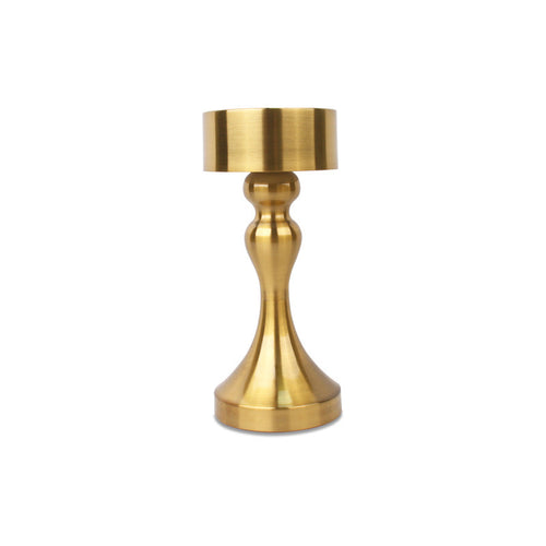 Alzatine Decorative in Metallo Dorato – Candelieri ed Espositore Luxury