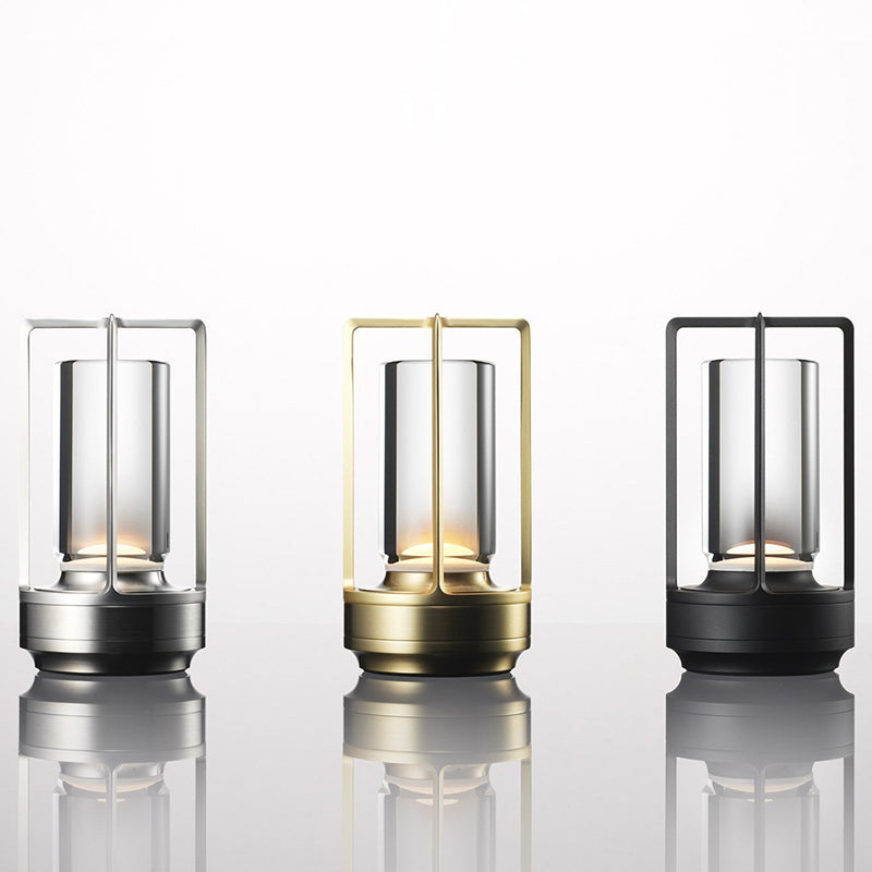 Lampada da Tavolo Ricaricabile USB – Stile Hotel Nordico Luxury
