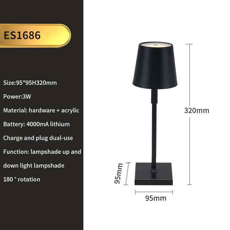 Lampada da Comodino Nordic in Legno – Ricarica Wireless Retro Luxury