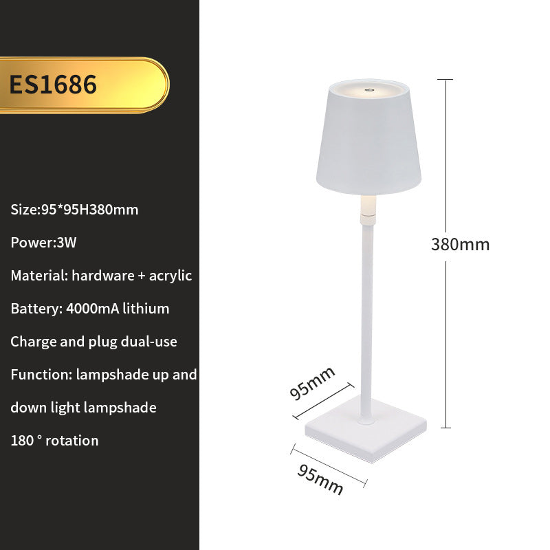 Lampada da Comodino Nordic in Legno – Ricarica Wireless Retro Luxury