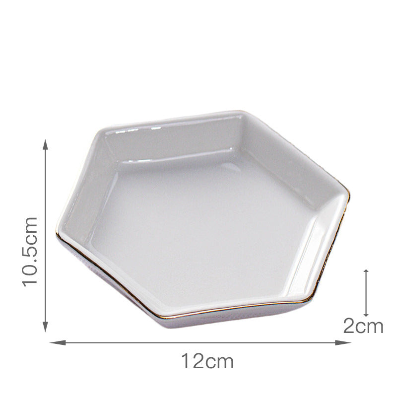 Vassoio Portamonili in Ceramica Nordic Shell – Decor Bagno e Desktop