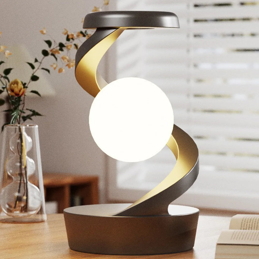 Lampada Luna Levitante Magnetica RGB – Ricarica Wireless per Camera e Ufficio