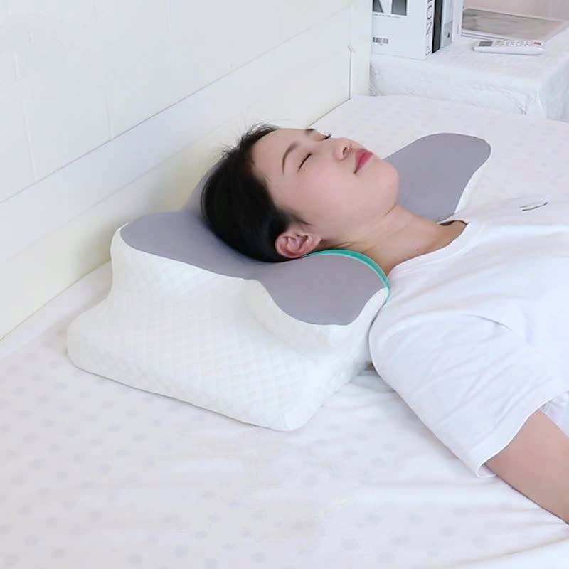 Cuscino Cervicale Ergonomico in Memory Foam – Supporto Collo e Spalle