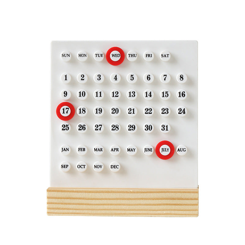 Calendario Perpetuo Design Ring – Decorazione Scrivania Premium