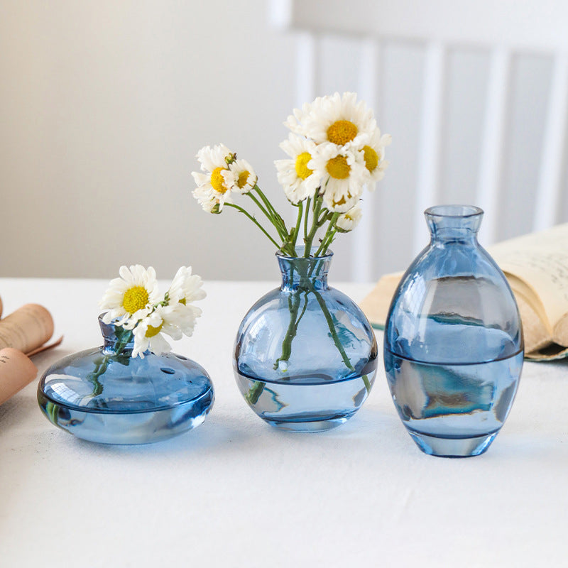 Set 3 Vasetti in Vetro Dorato – Decorazione Minimal per Fiori Secchi