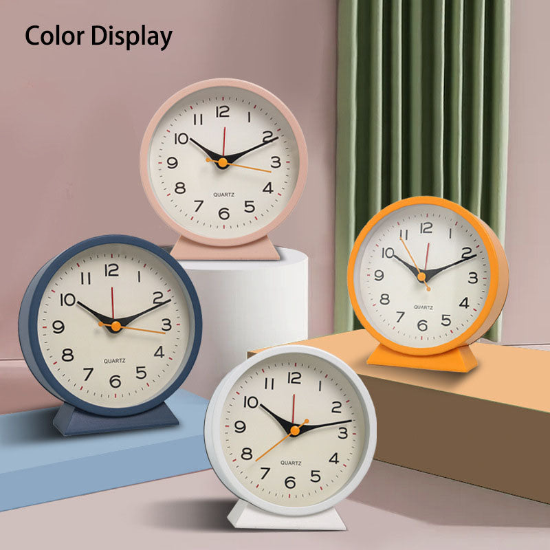 Orologio da Scrivania Minimalista Retro – Sveglia Luminosa Silenziosa