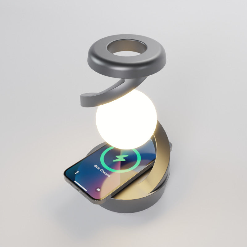 Lampada Luna Levitante Magnetica RGB – Ricarica Wireless per Camera e Ufficio