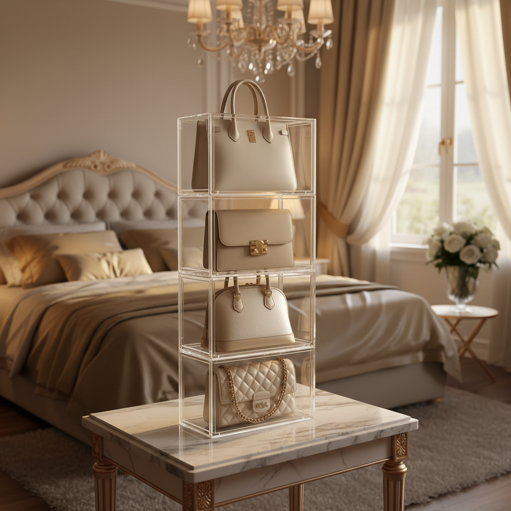 Organizer trasparente per borse – camera luxury