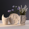 Vaso Ceramica Volto Umano – Foto AI Clavy