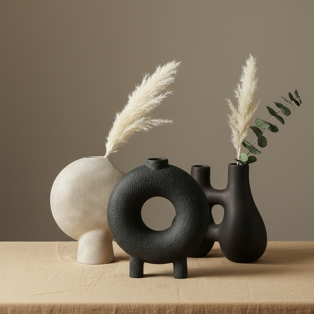 Vaso Ceramica Wabi-Sabi – Foto AI Clavy